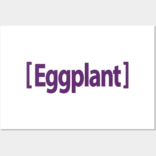 Eggplant Emoji Posters and Art